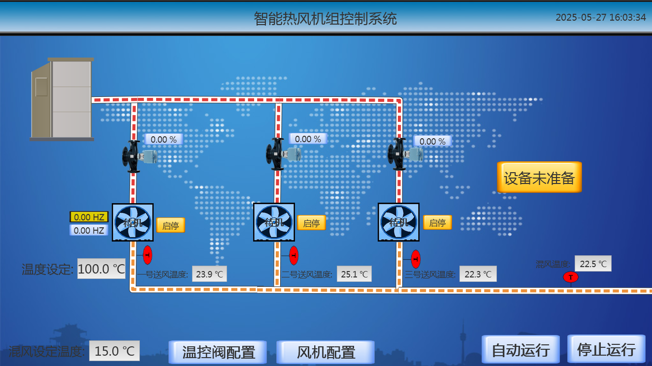 智能热风机组控制系统